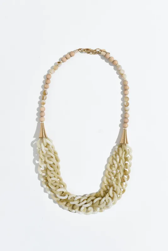 Avani Natural Beaded Layered Necklace sold by Blue Bungalow
