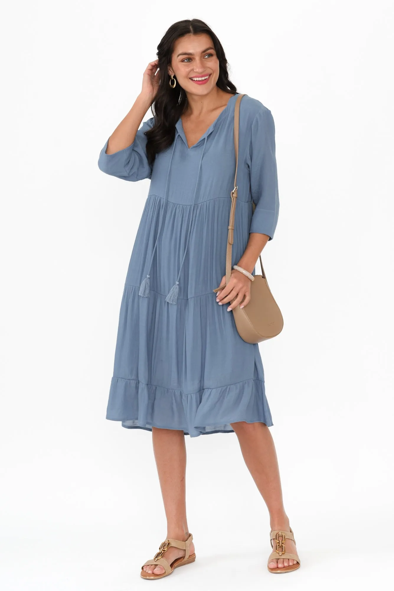 Ravina Steel Tier Dress sold by Blue Bungalow product image thumbnail 2