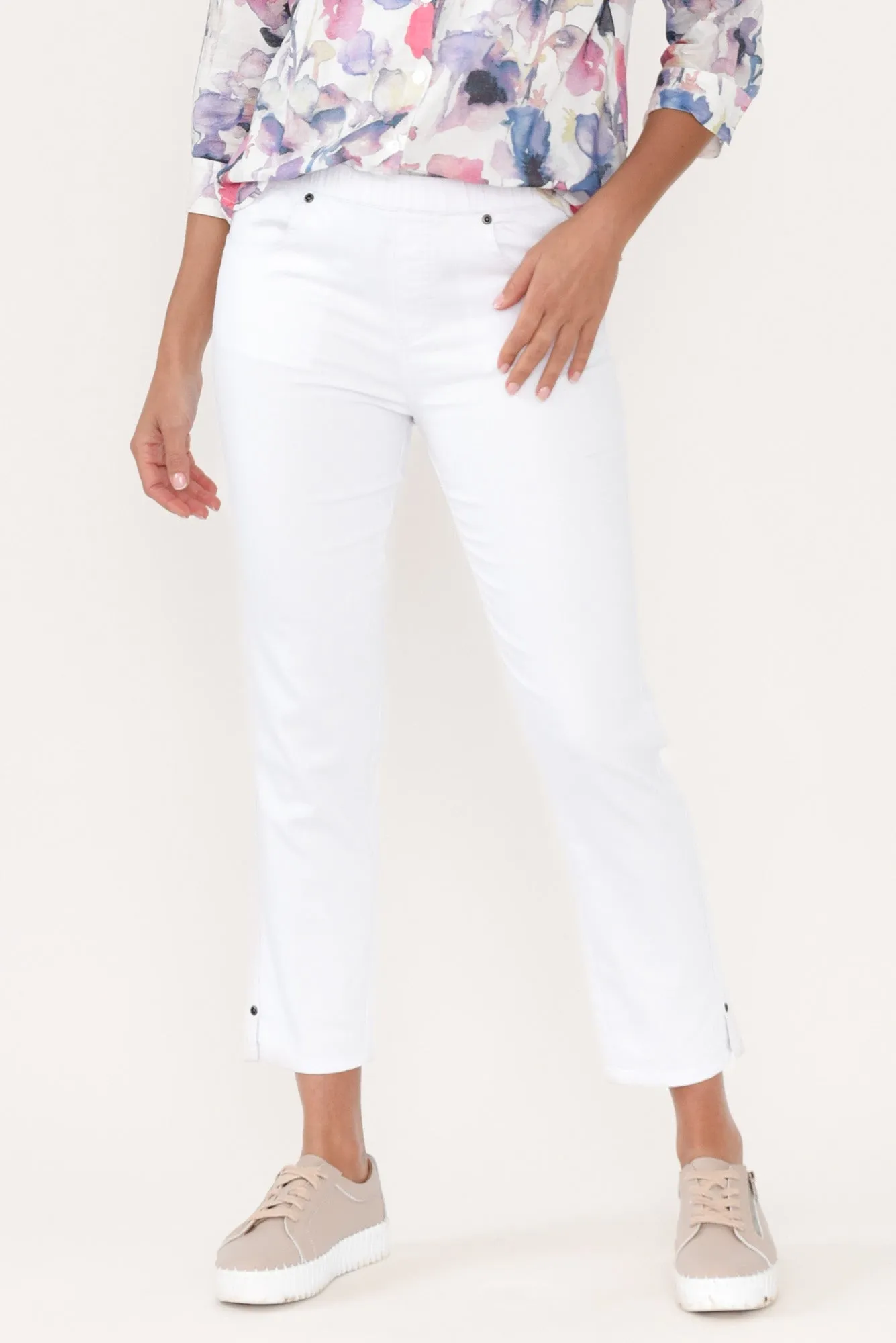 Winslet White 7/8 Pants sold by Blue Bungalow