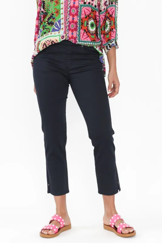 Winslet Navy 7/8 Pants sold by Blue Bungalow