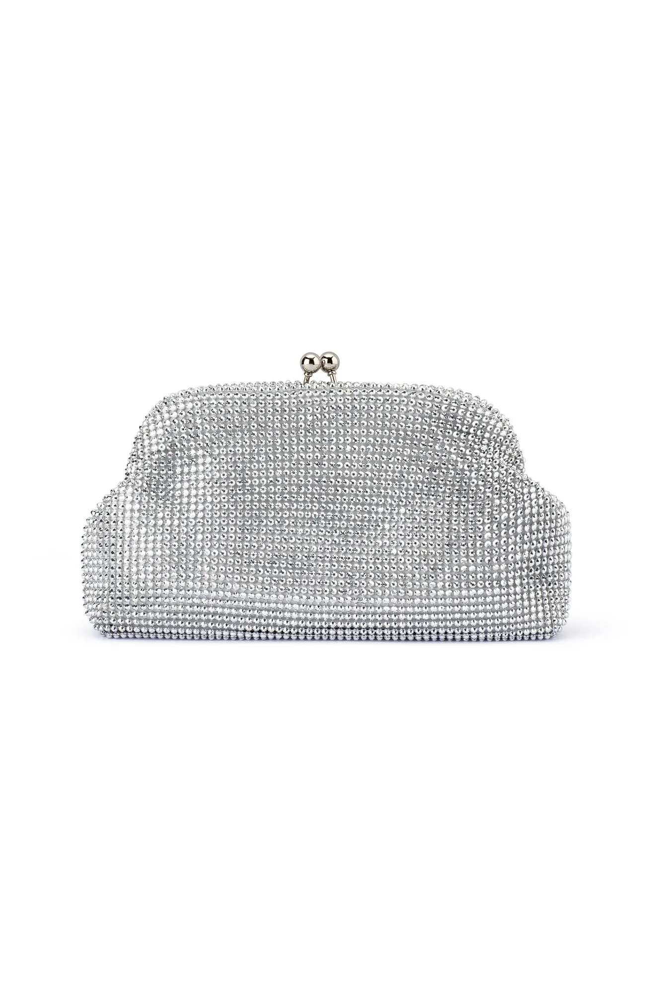 Ela Silver Crystal Clutch sold by Blue Bungalow product image thumbnail 3