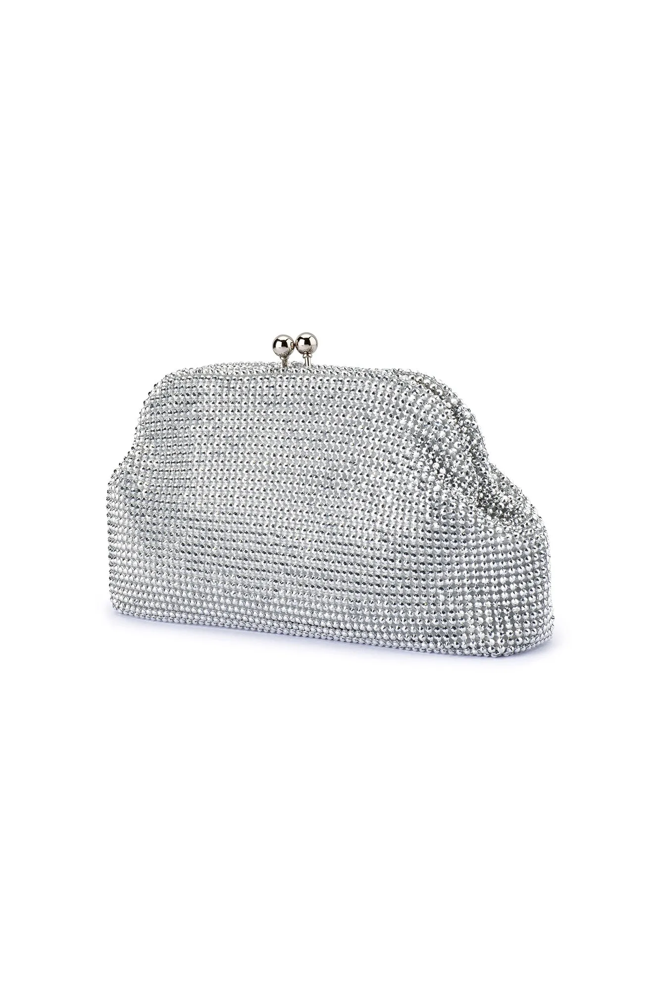 Ela Silver Crystal Clutch sold by Blue Bungalow product image thumbnail 4