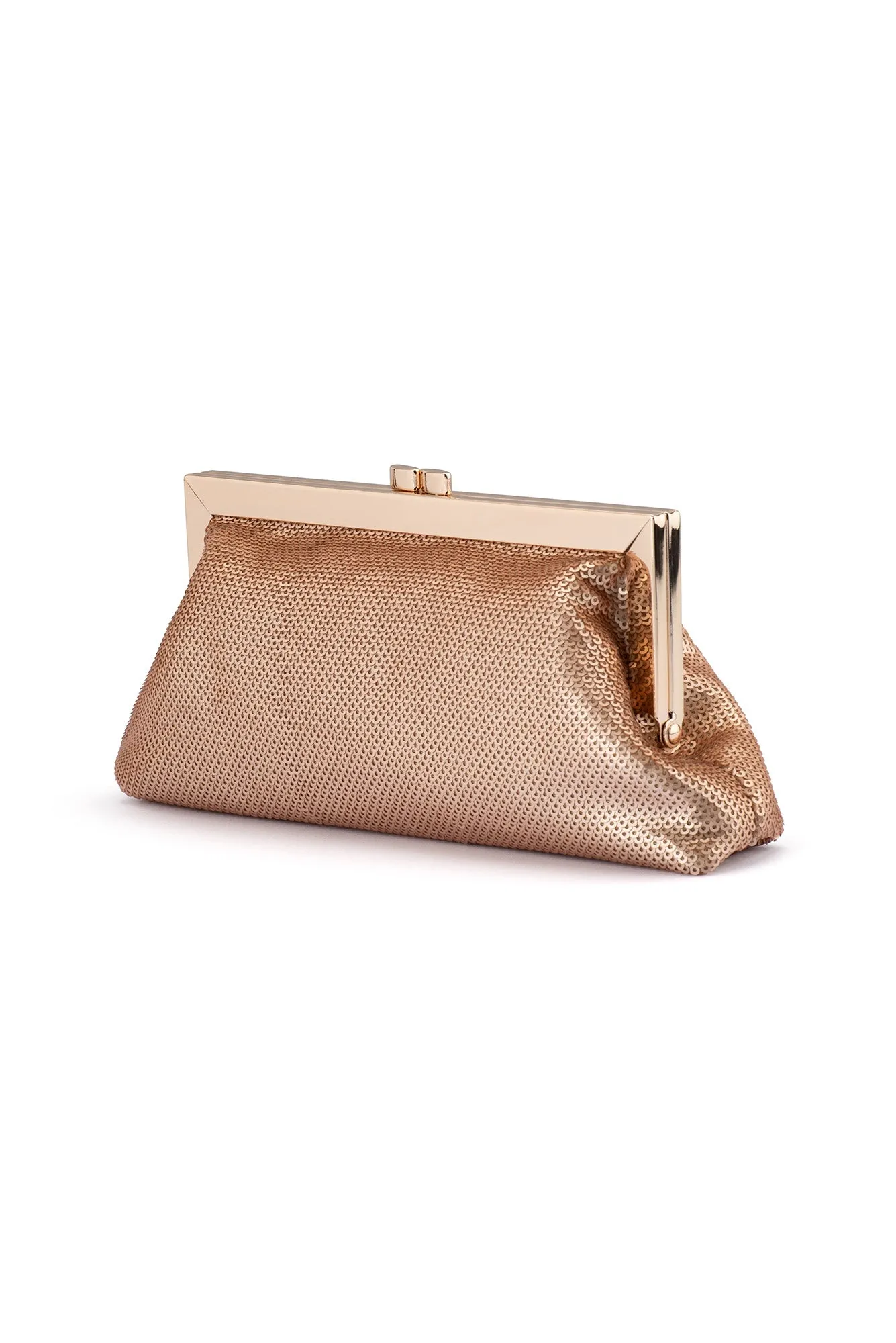 Zephyr Blush Sequin Clutch sold by Blue Bungalow product image thumbnail 5