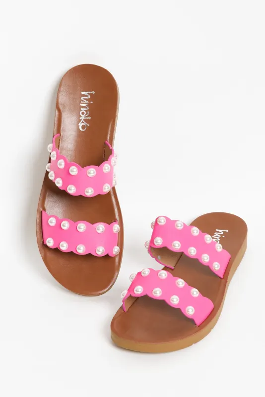 Warner Pink Pearl Slide sold by Blue Bungalow