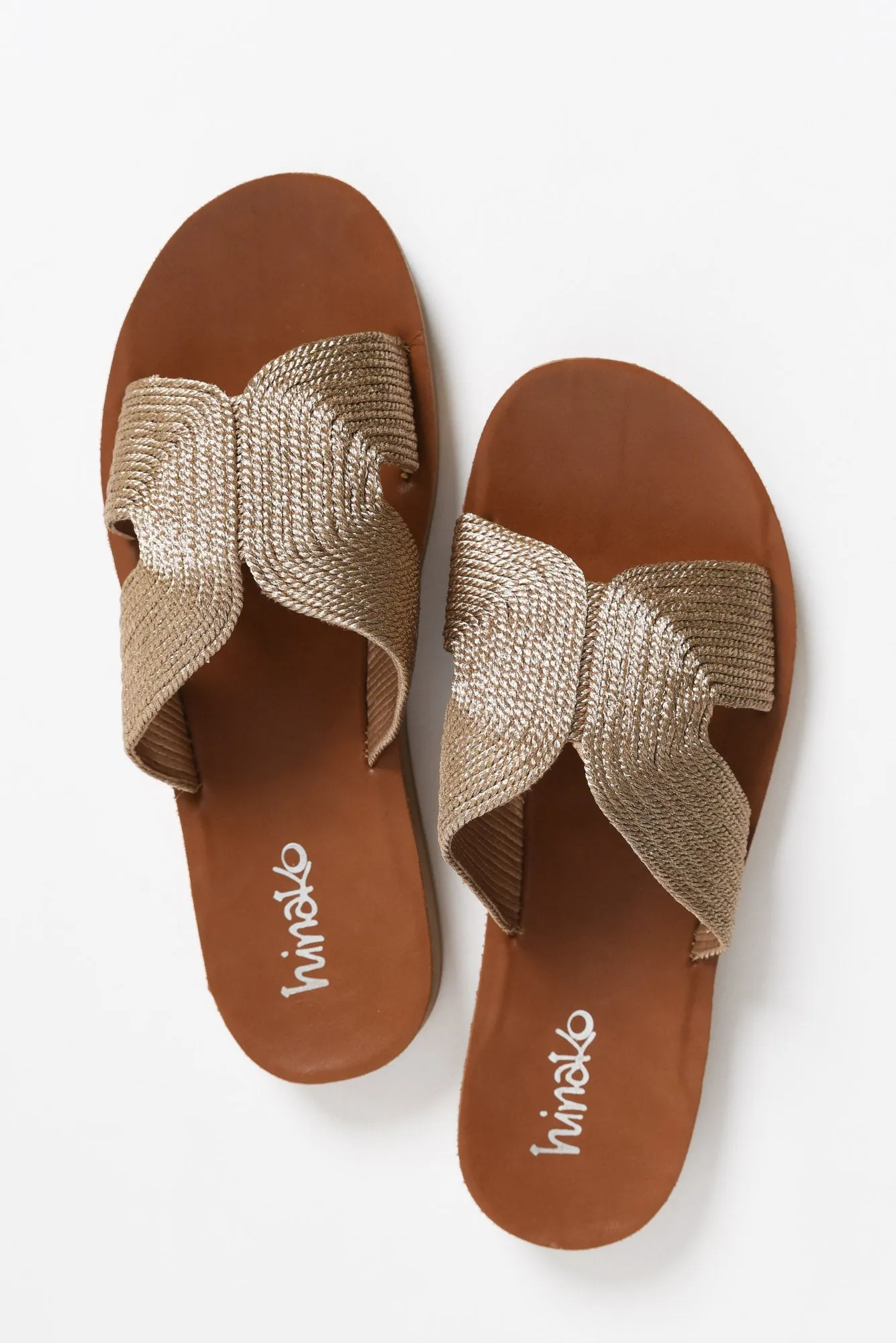 Wander Rose Gold Shimmer Slide sold by Blue Bungalow product image thumbnail 3