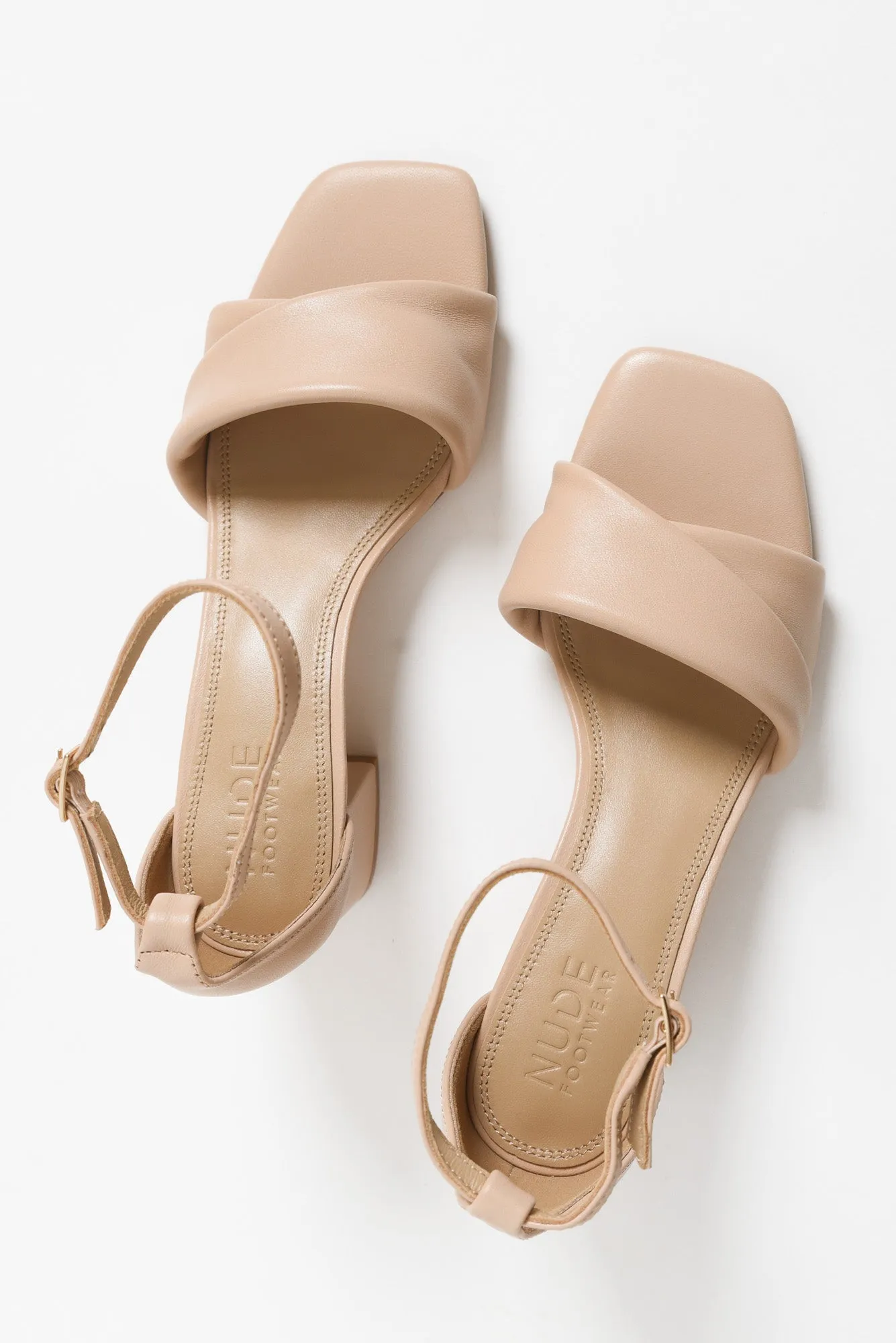 Britt Nude Leather Heel sold by Blue Bungalow product image thumbnail 3