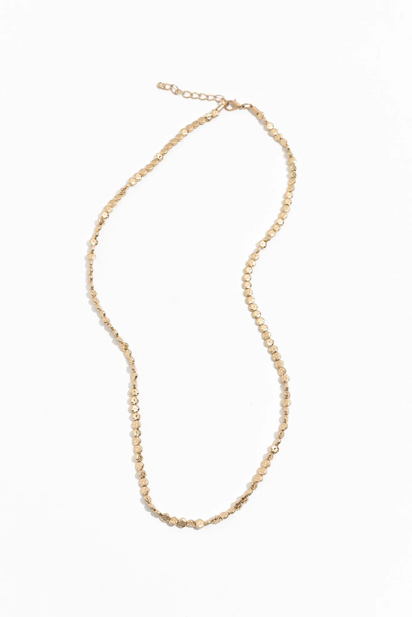 Jamila Gold Beaded Necklace sold by Blue Bungalow