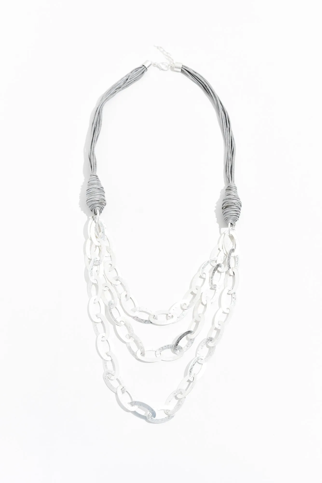 Jireh Silver Linked Necklace sold by Blue Bungalow
