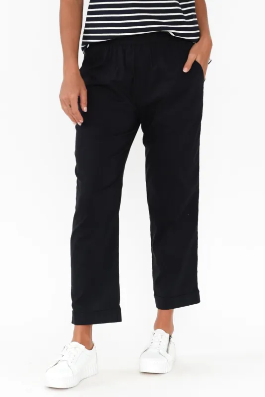 Air-Lite Navy Stretch Cropped Pants sold by Blue Bungalow