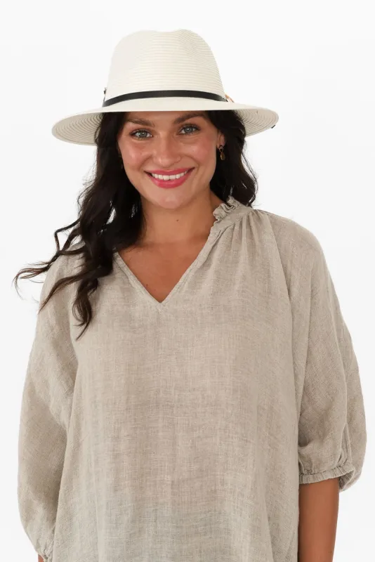 Cordoba Ivory Travel Fedora sold by Blue Bungalow