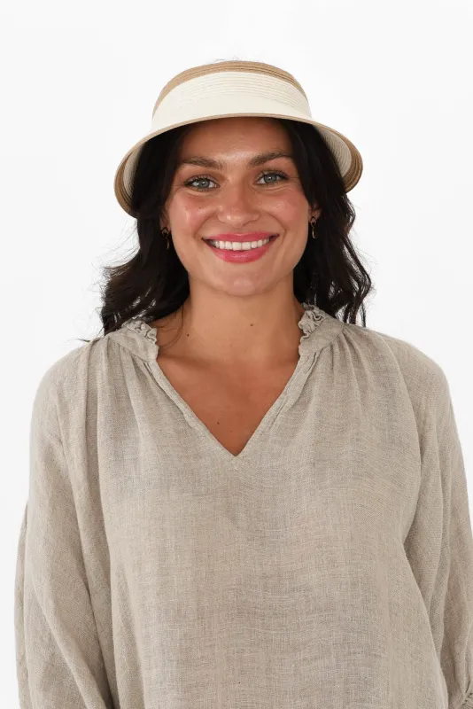 Isla Natural Travel Visor sold by Blue Bungalow