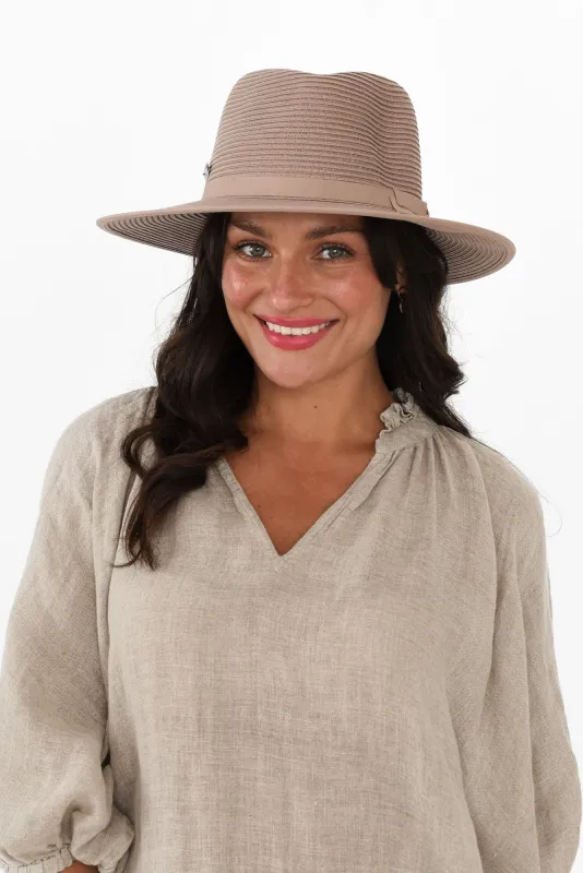 Linda Taupe Cancer Council Fedora sold by Blue Bungalow