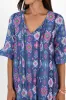 Cayman Navy Geo Cotton Tunic Dress sold by Blue Bungalow