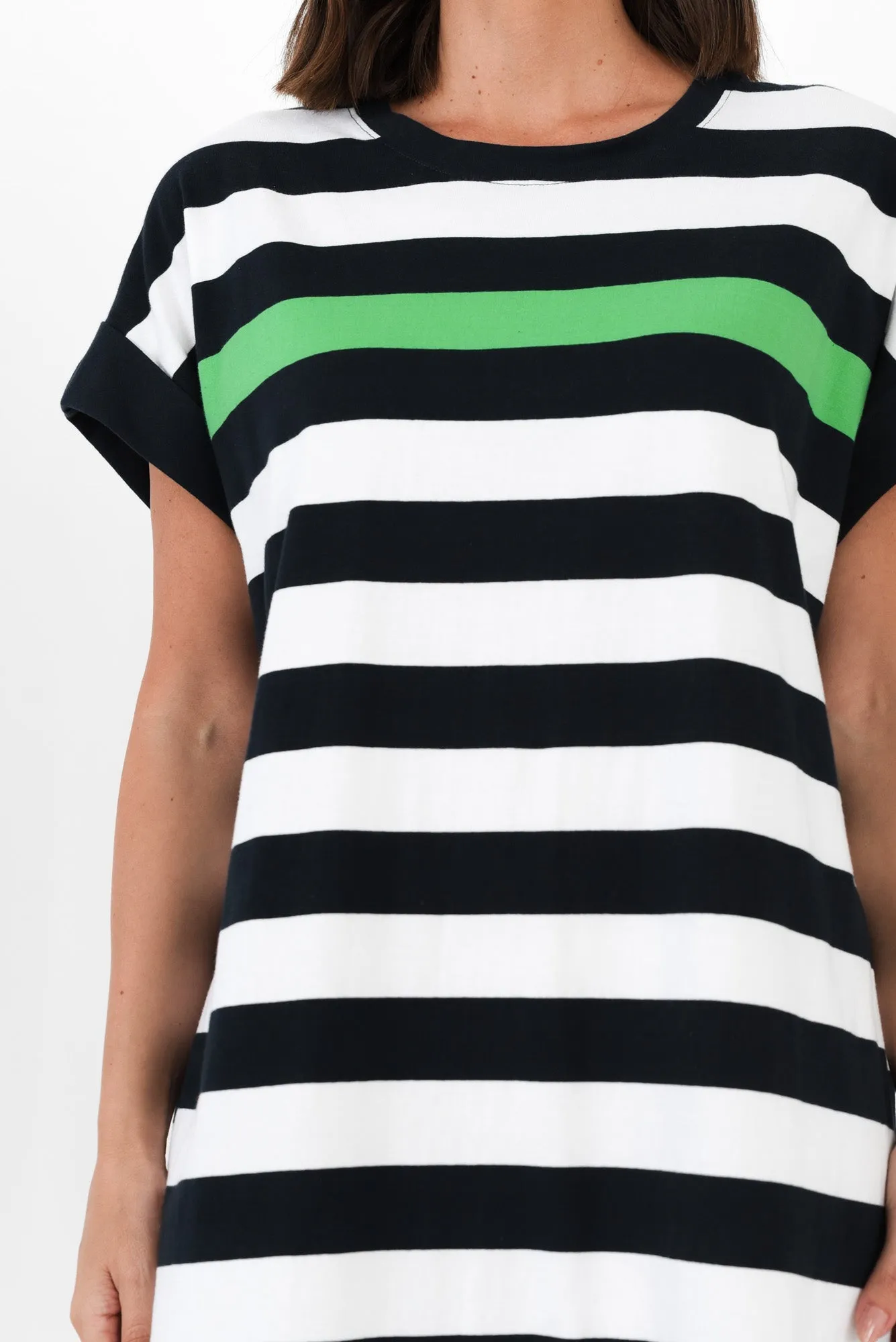 McKinley Navy Stripe Cotton Dress sold by Blue Bungalow product image thumbnail 5