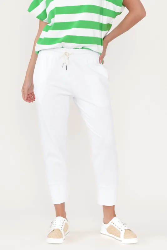 Fundamental Brunch White Cotton Sweatpants sold by Blue Bungalow