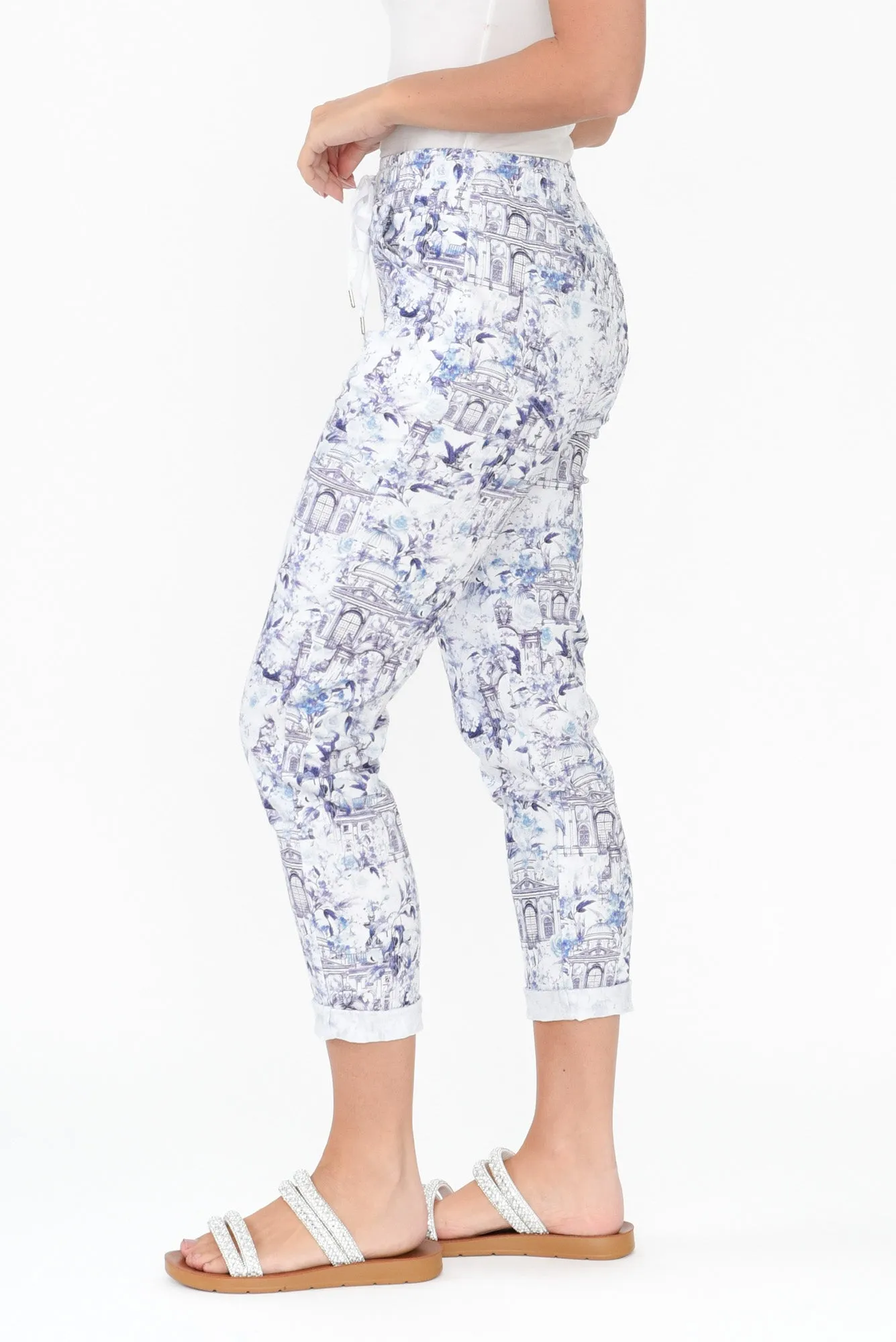 Cherie Navy Vista Drawstring Pants sold by Blue Bungalow product image thumbnail 3