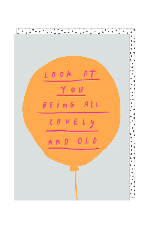 Lovely and Old Birthday Card sold by Blue Bungalow