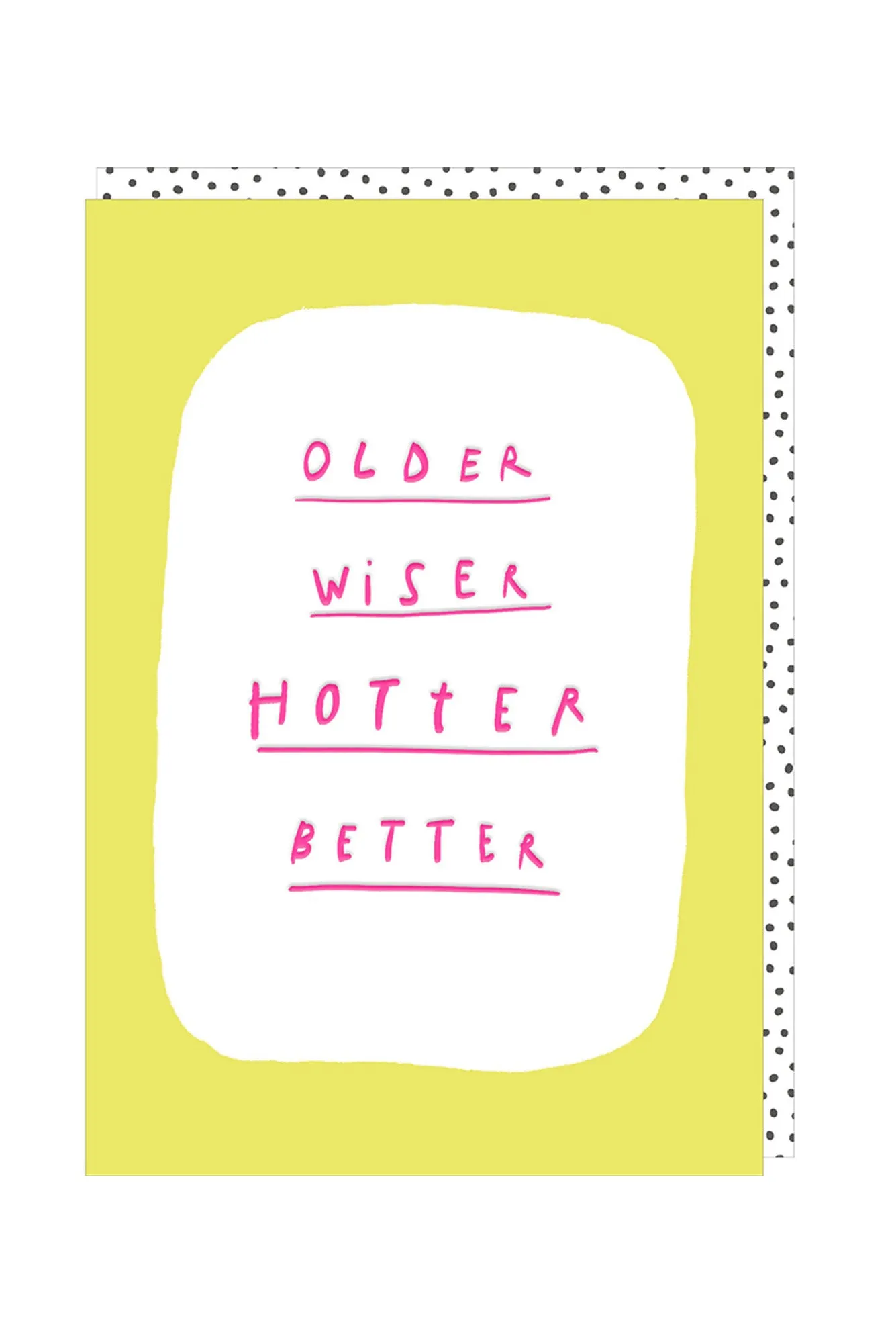 Older Wiser Birthday Card sold by Blue Bungalow