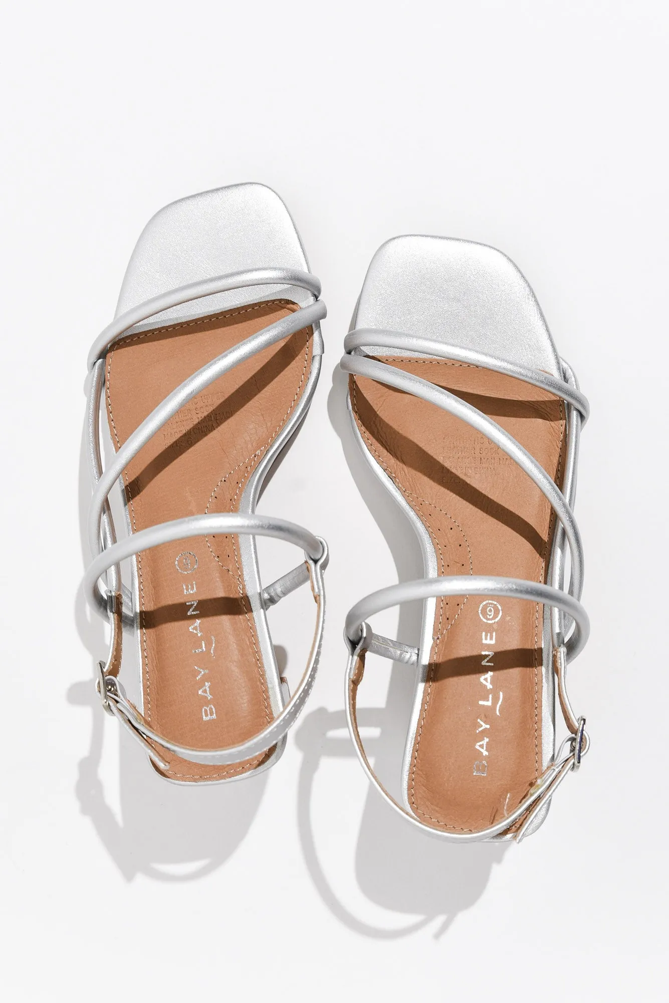 Krystal Silver Crossover Heel sold by Blue Bungalow product image thumbnail 2