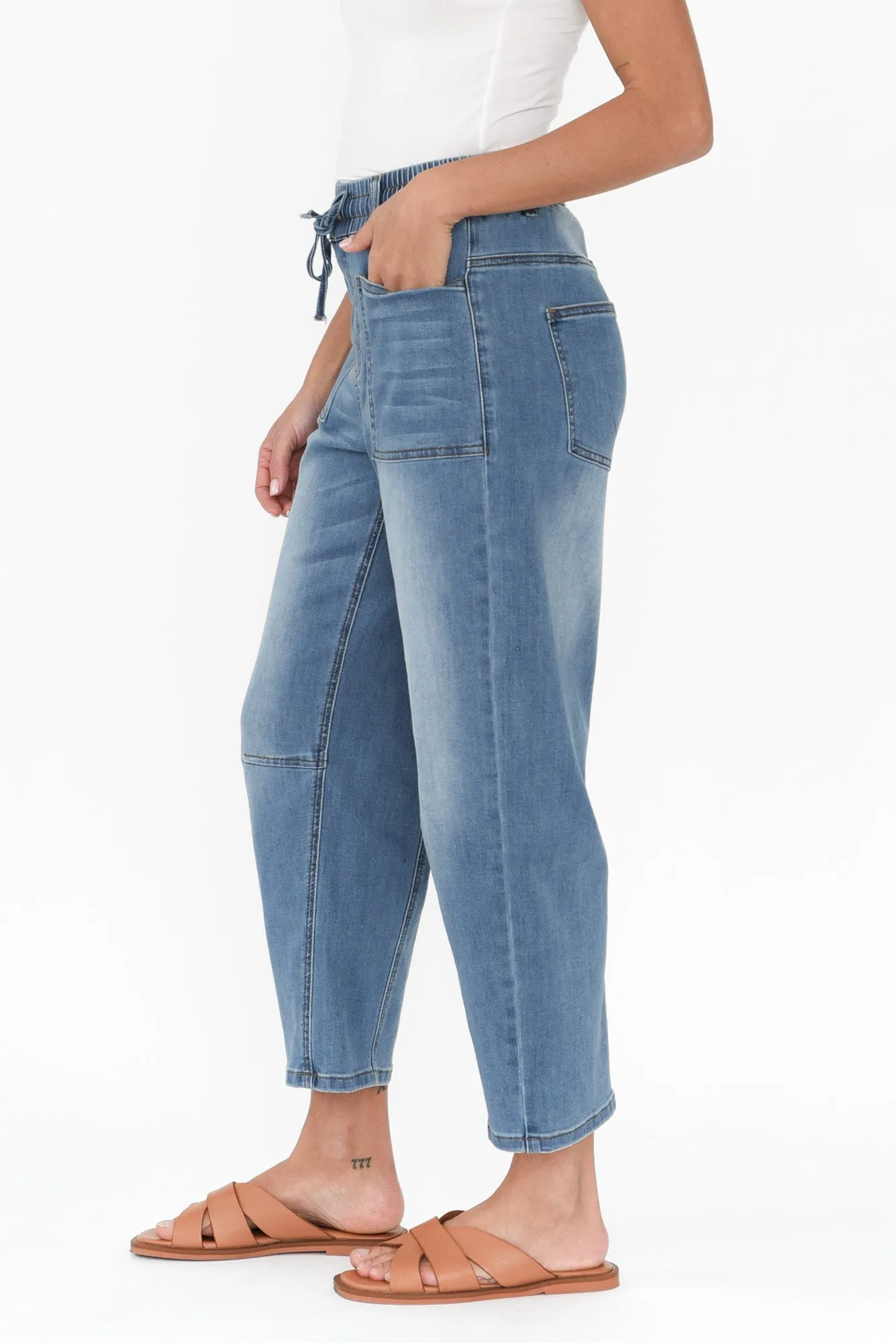 BB Barrel Blue Jeans sold by Blue Bungalow product image thumbnail 4