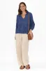 Klaus Beige Linen Pocket Pants sold by Blue Bungalow