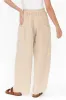 Klaus Beige Linen Pocket Pants sold by Blue Bungalow