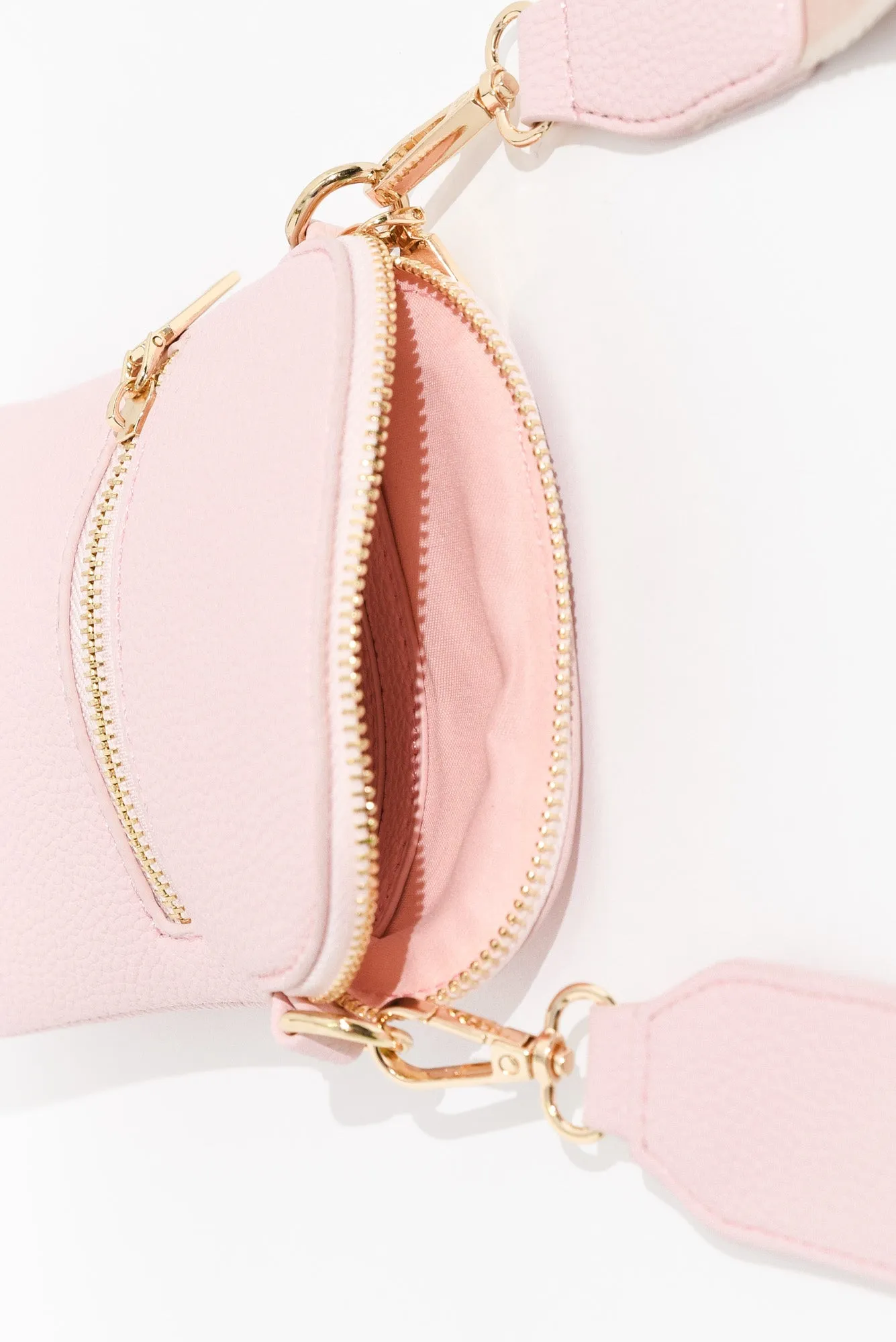 Leola Light Pink Walker Crossbody Bag sold by Blue Bungalow product image thumbnail 2