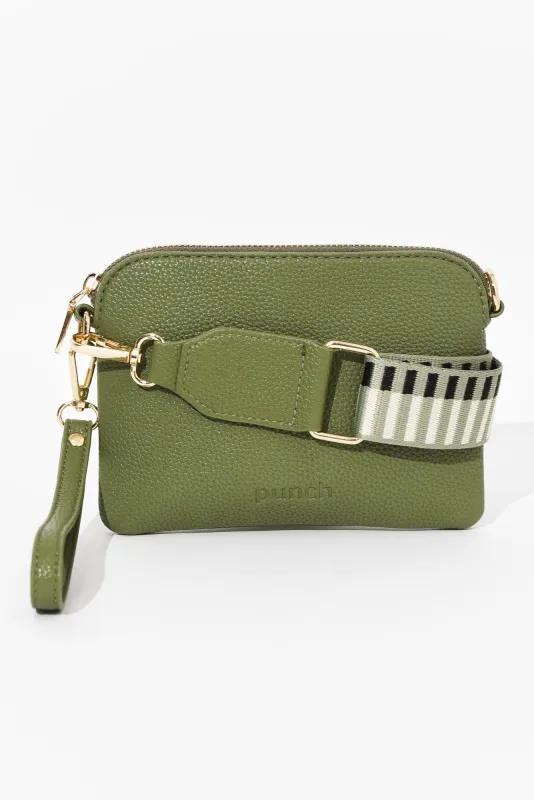 Sally Khaki Mini Crossbody Bag sold by Blue Bungalow