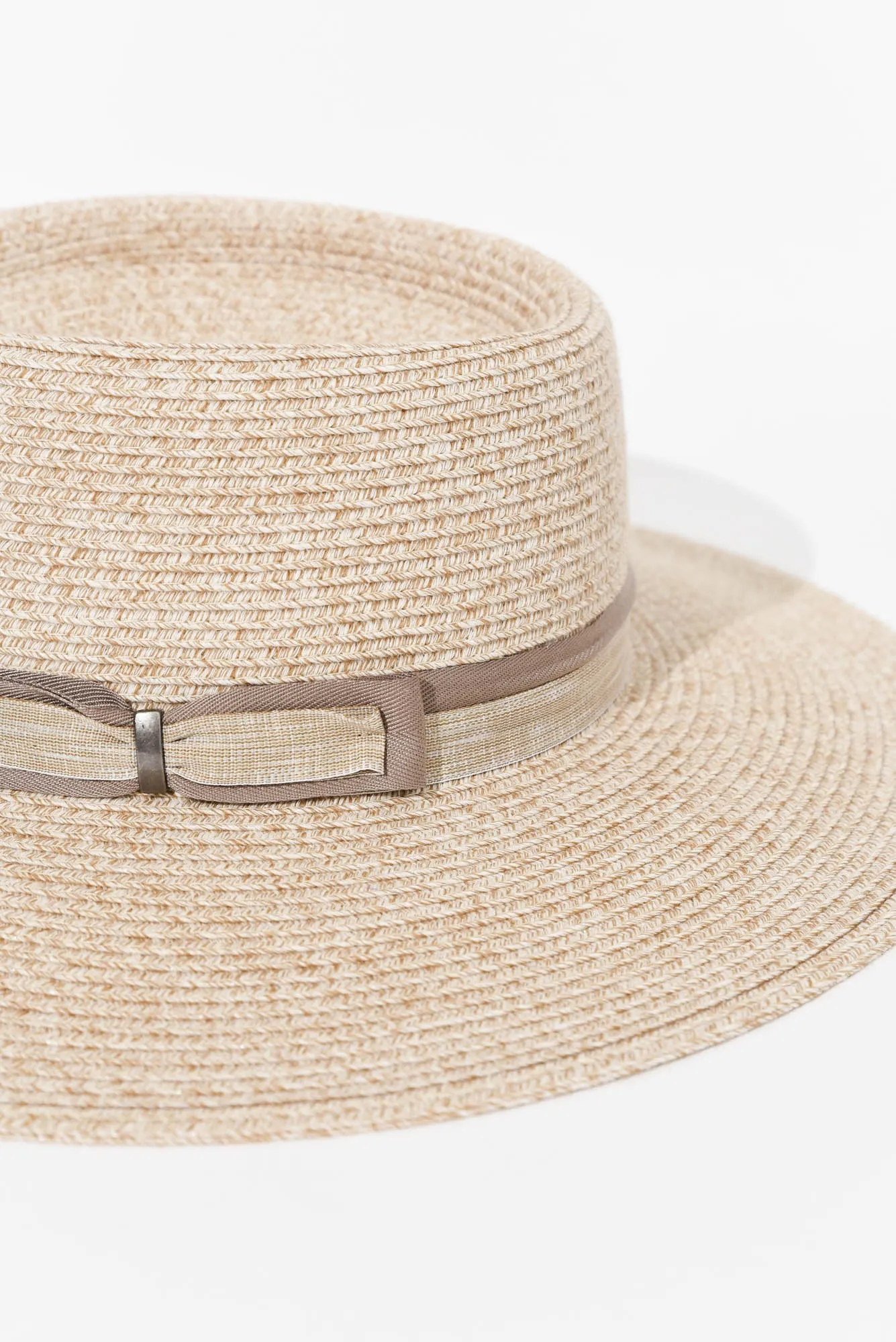 Maia Natural Wide Brim Capeline sold by Blue Bungalow product image thumbnail 2