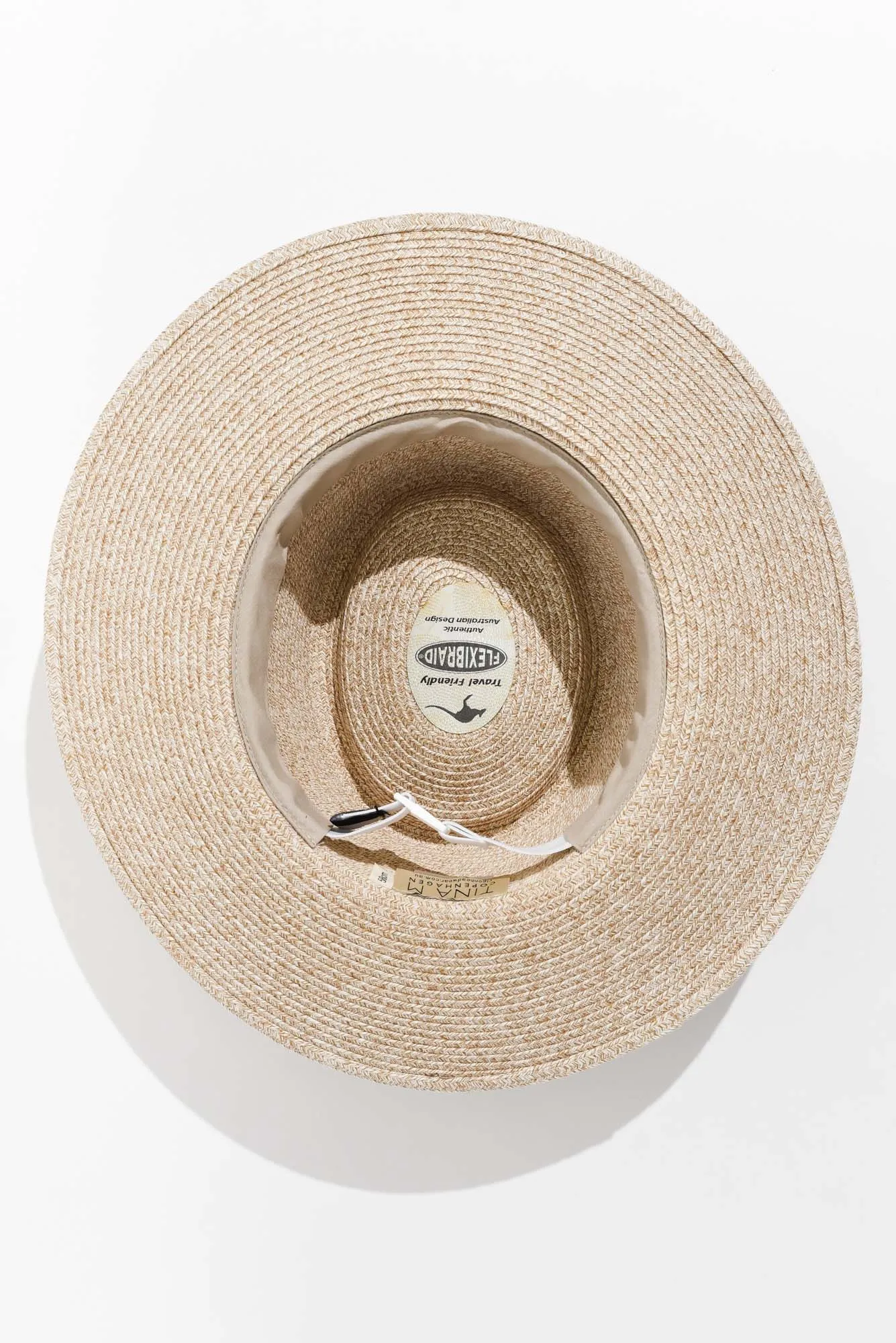 Maia Natural Wide Brim Capeline sold by Blue Bungalow product image thumbnail 3