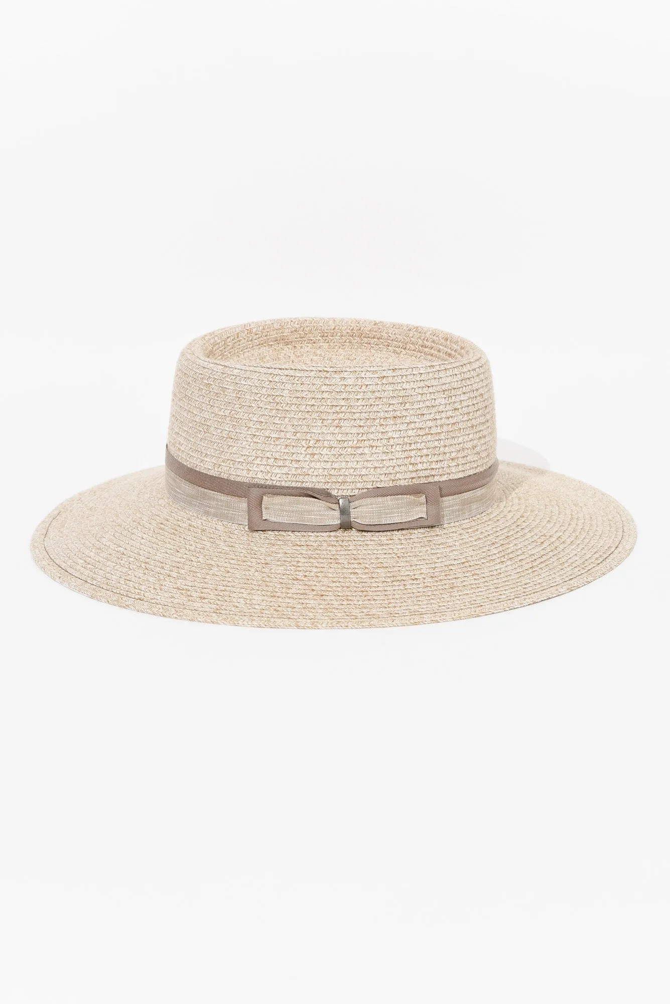 Maia Natural Wide Brim Capeline sold by Blue Bungalow