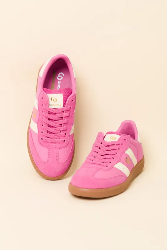 Parallel Hot Pink Contrast Canvas Sneaker sold by Blue Bungalow