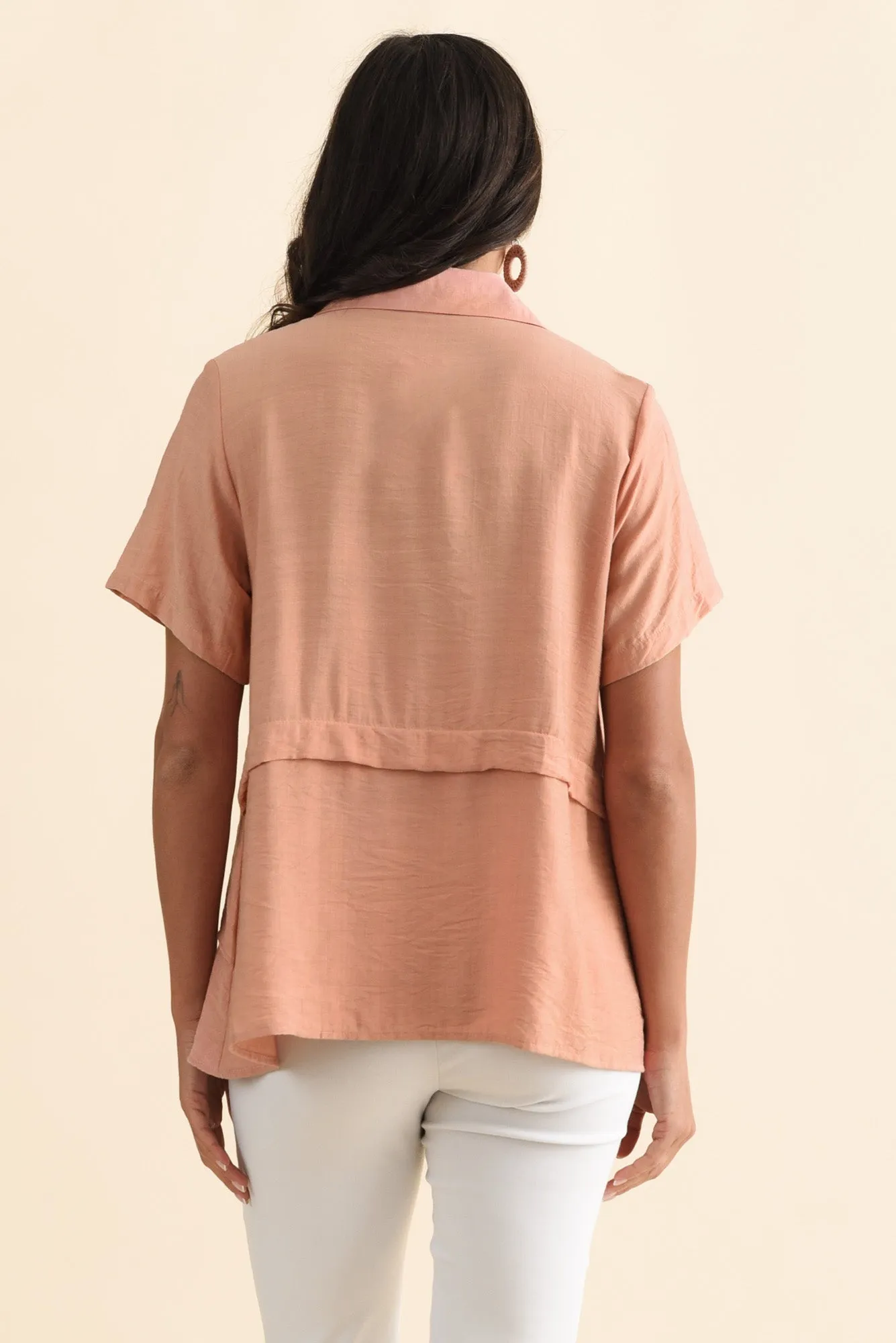 Ezra Blush Layered Top sold by Blue Bungalow product image thumbnail 4