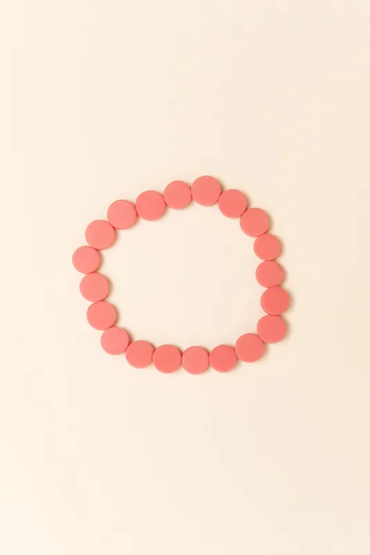 Mari Orange Resin Beaded Bracelet sold by Blue Bungalow