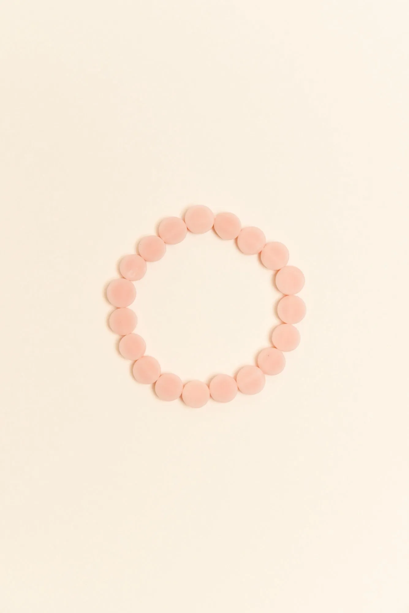 Mari Peach Resin Beaded Bracelet sold by Blue Bungalow