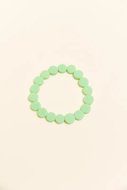 Mari Green Resin Beaded Bracelet sold by Blue Bungalow
