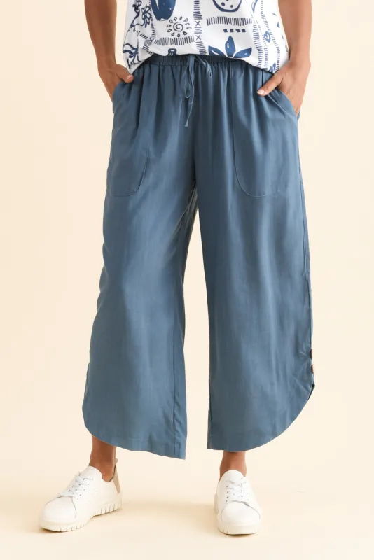 Scotty Steel Linen Cotton Pants sold by Blue Bungalow
