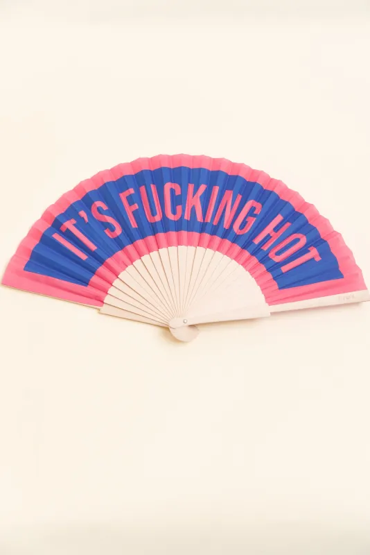 It's Hot Pink Hand Fan sold by Blue Bungalow