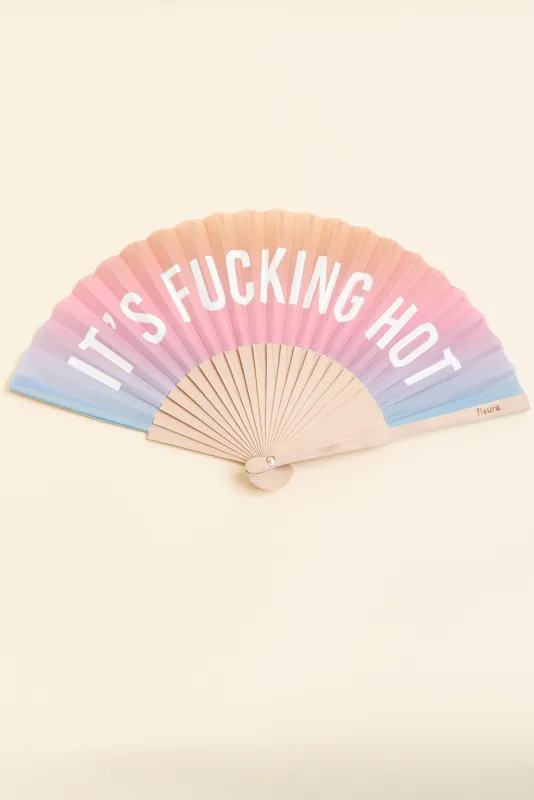 It's Hot Multi Hand Fan sold by Blue Bungalow