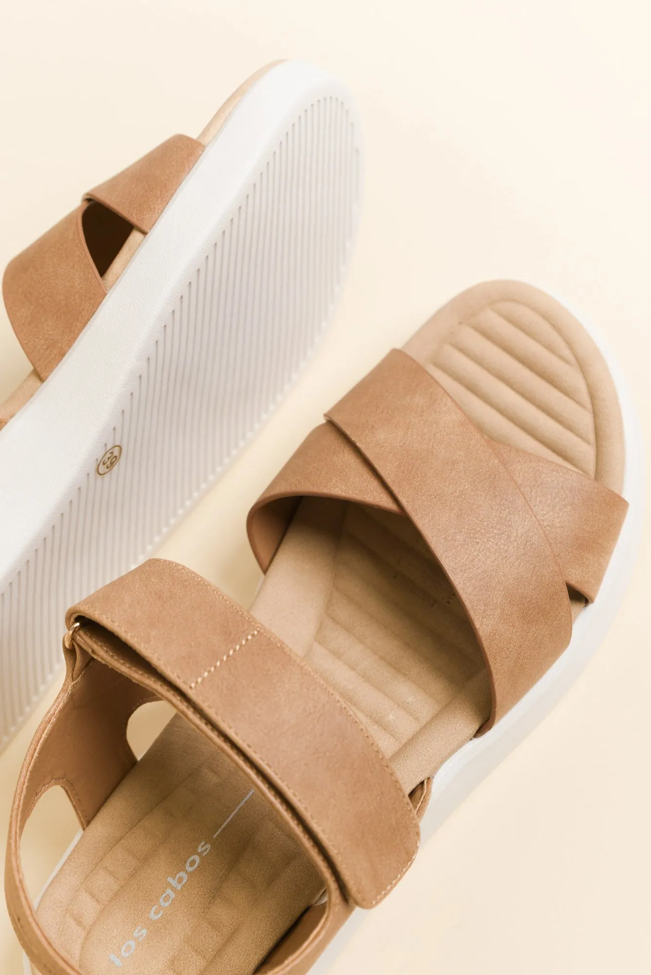 Brasilia Taupe Platform Sandal sold by Blue Bungalow product image thumbnail 4