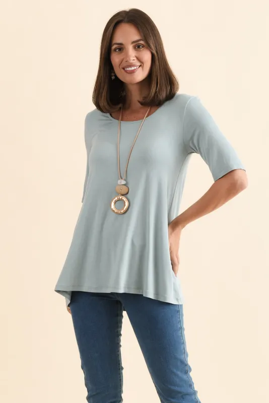 Carter Steel Bamboo Tunic Top sold by Blue Bungalow