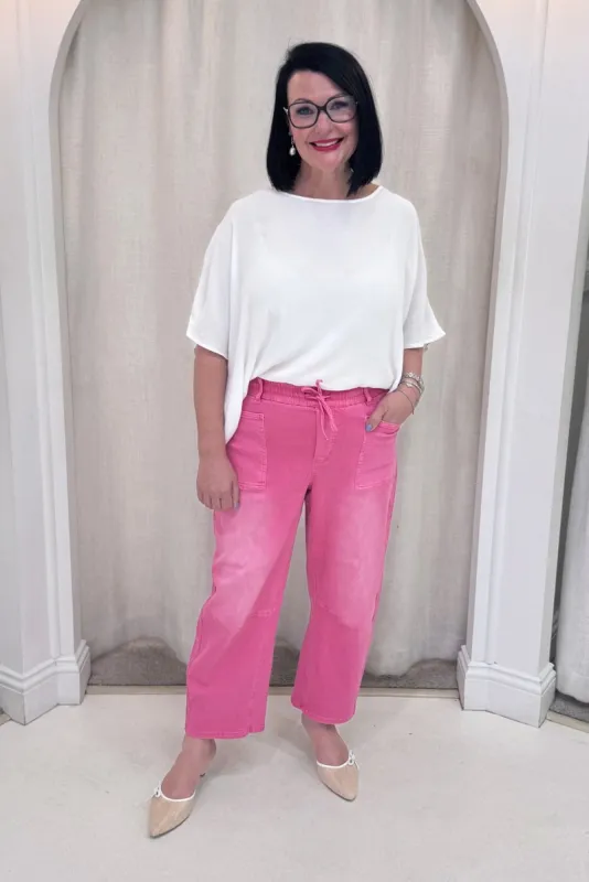 BB Barrel Pink Jeans sold by Blue Bungalow