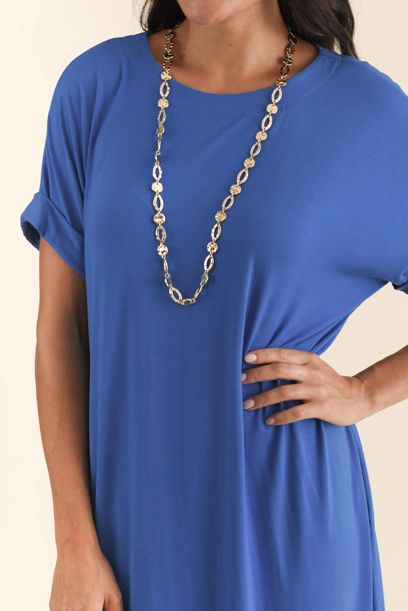 Monica Blue Bamboo Dress sold by Blue Bungalow product image thumbnail 5