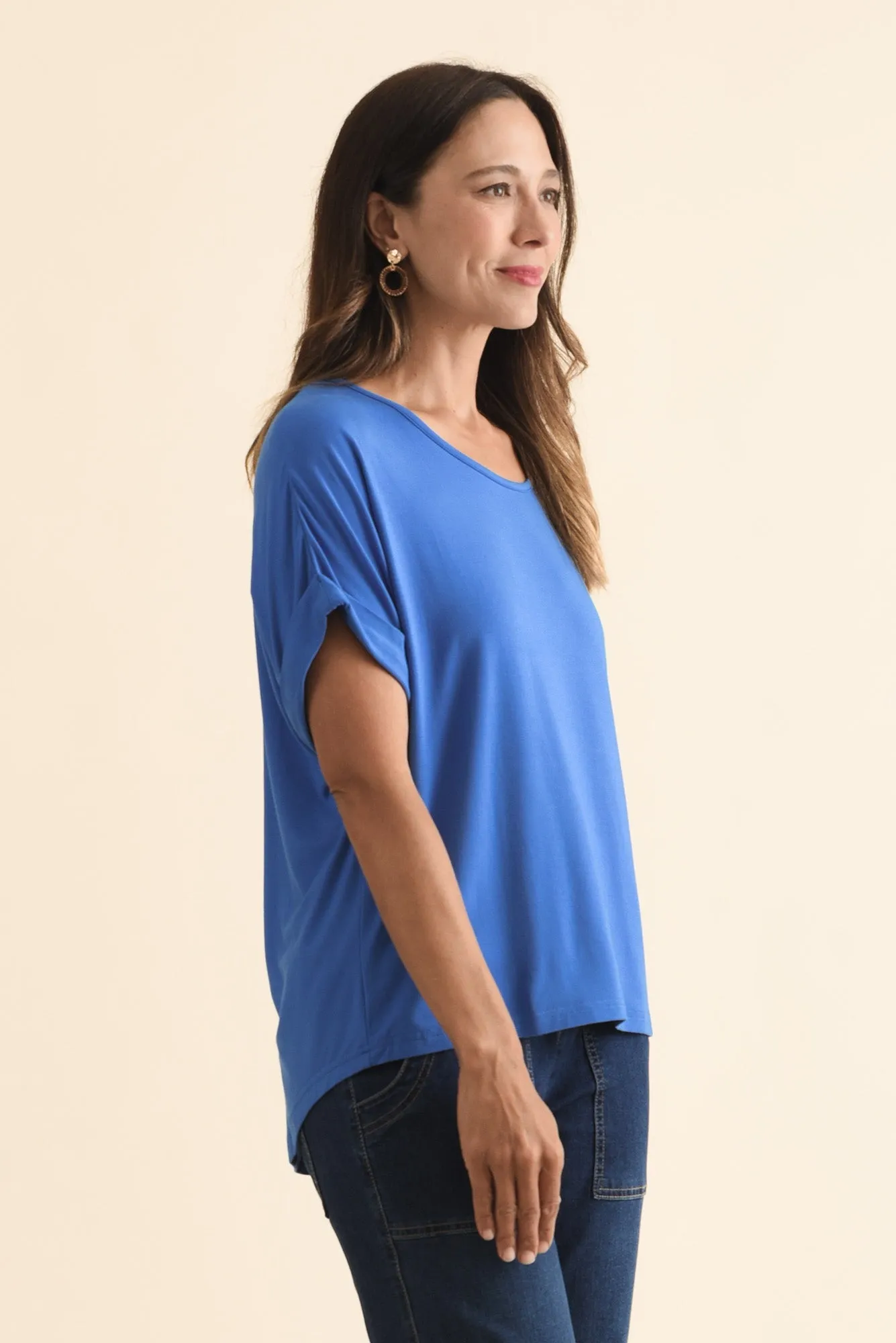 Talullah Blue Bamboo Top sold by Blue Bungalow product image thumbnail 3