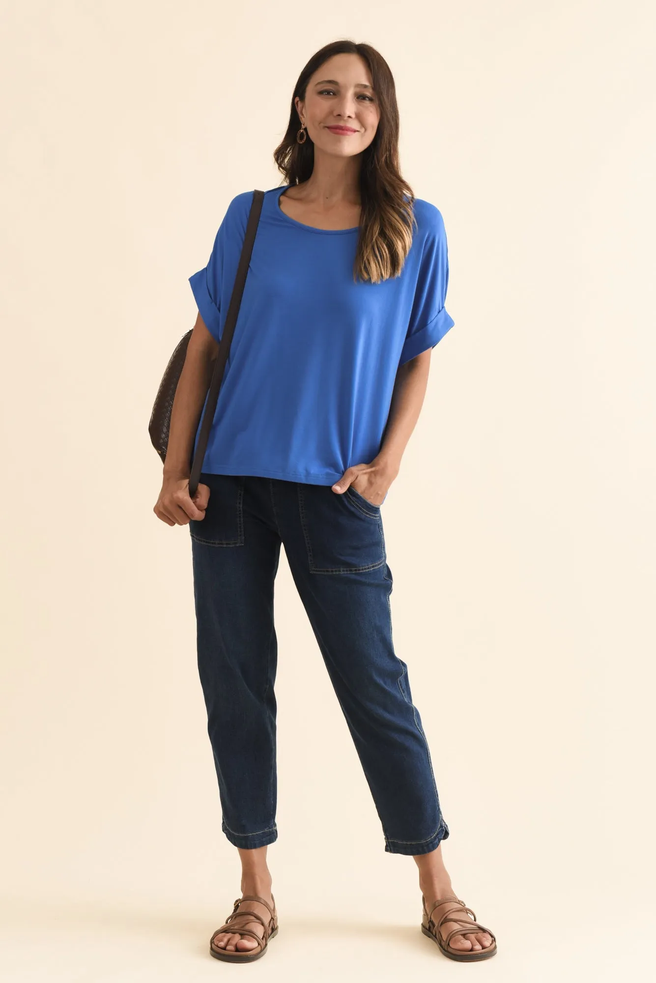 Talullah Blue Bamboo Top sold by Blue Bungalow product image thumbnail 2
