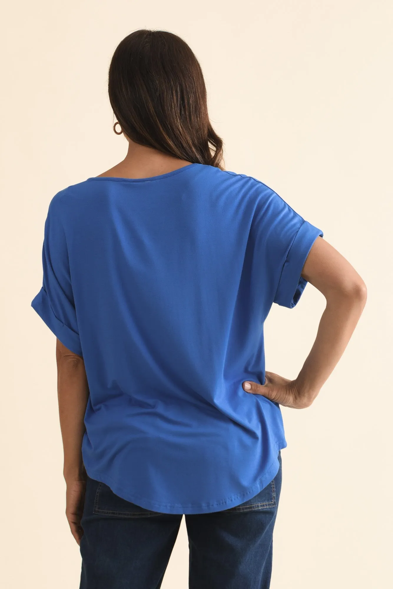 Talullah Blue Bamboo Top sold by Blue Bungalow product image thumbnail 4
