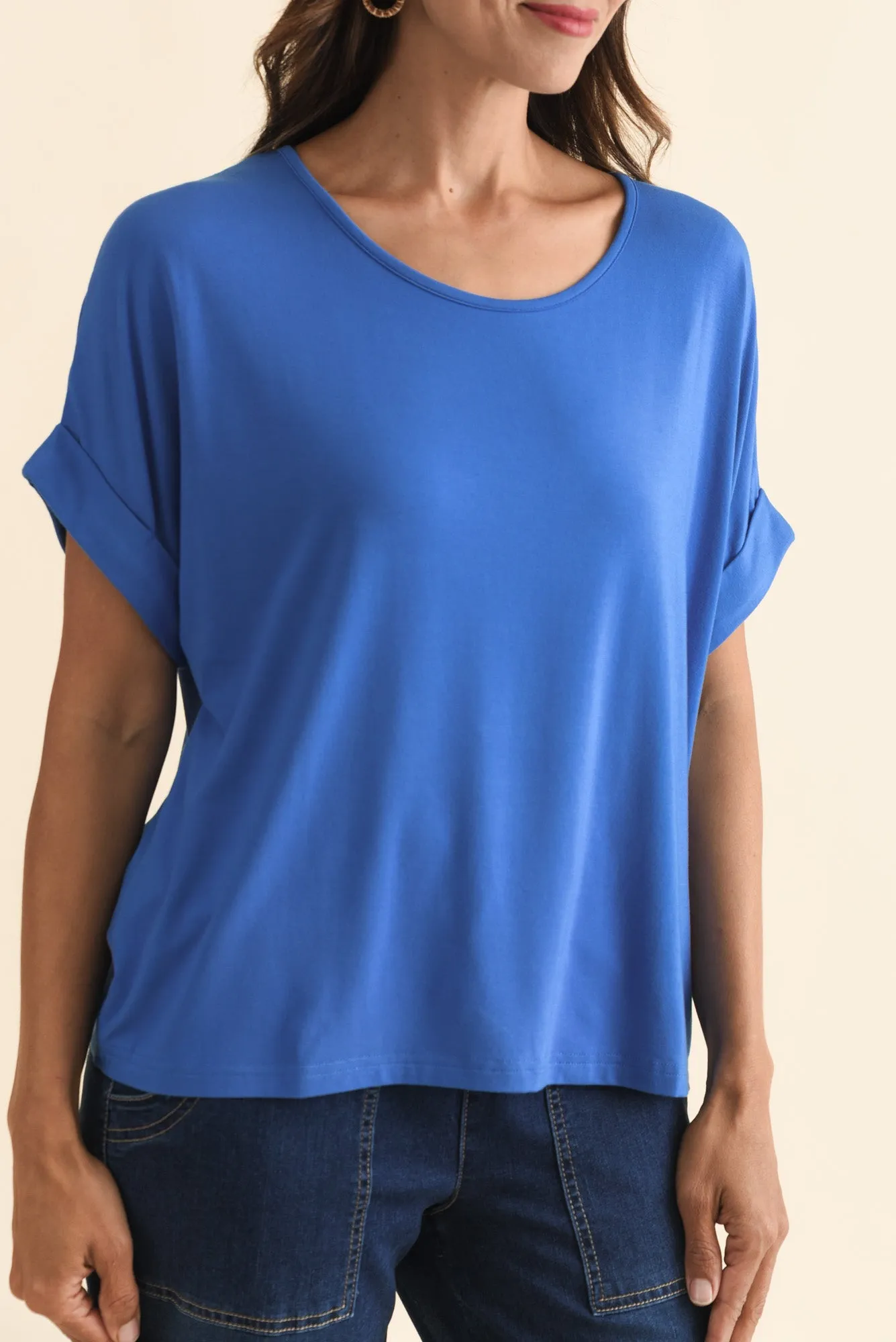 Talullah Blue Bamboo Top sold by Blue Bungalow product image thumbnail 5
