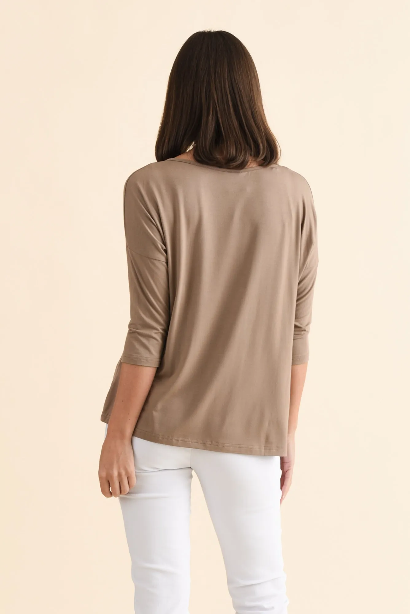 Josette Mocha Bamboo Top sold by Blue Bungalow product image thumbnail 4