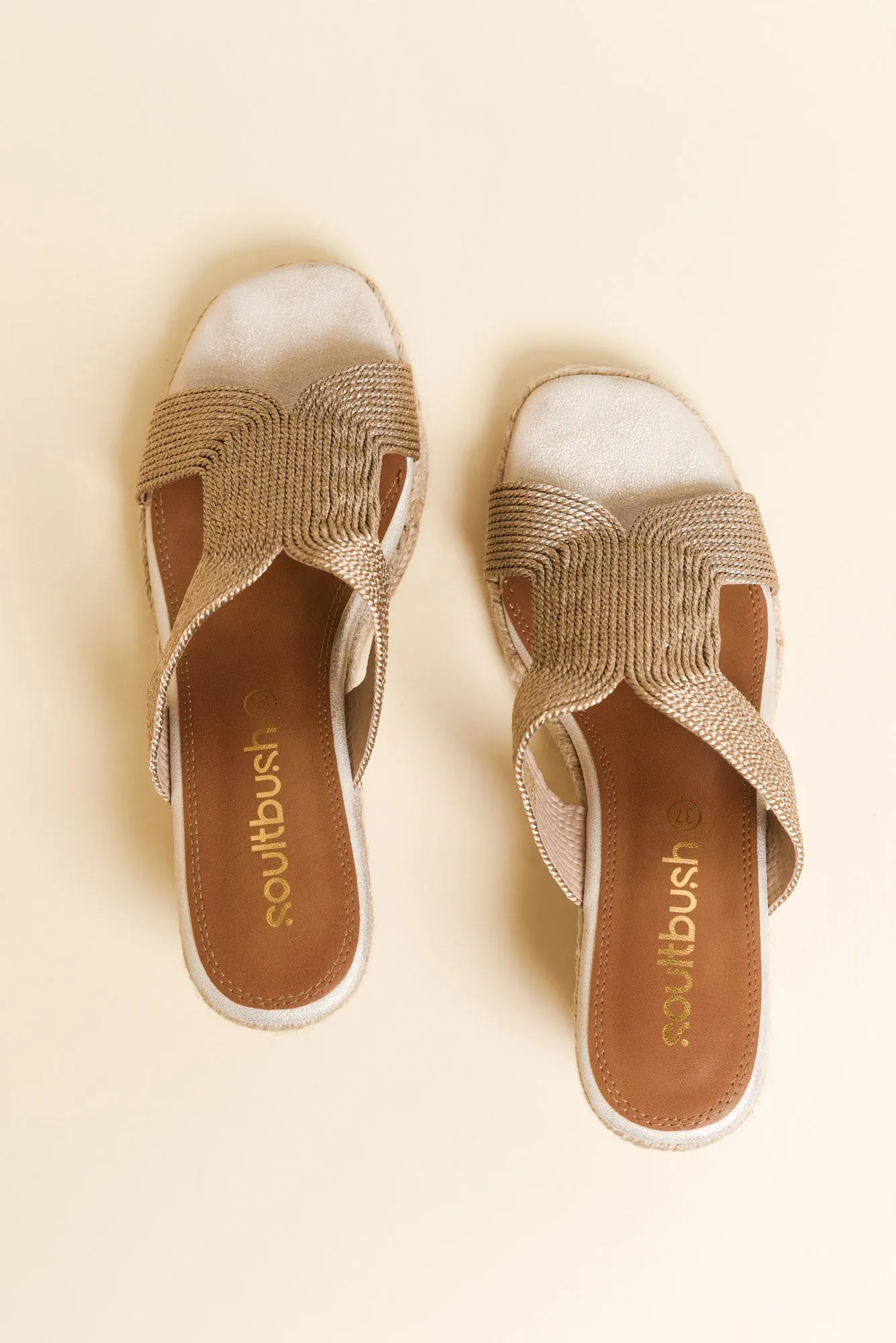 Talent Rose Gold Espadrille Wedge sold by Blue Bungalow product image thumbnail 4