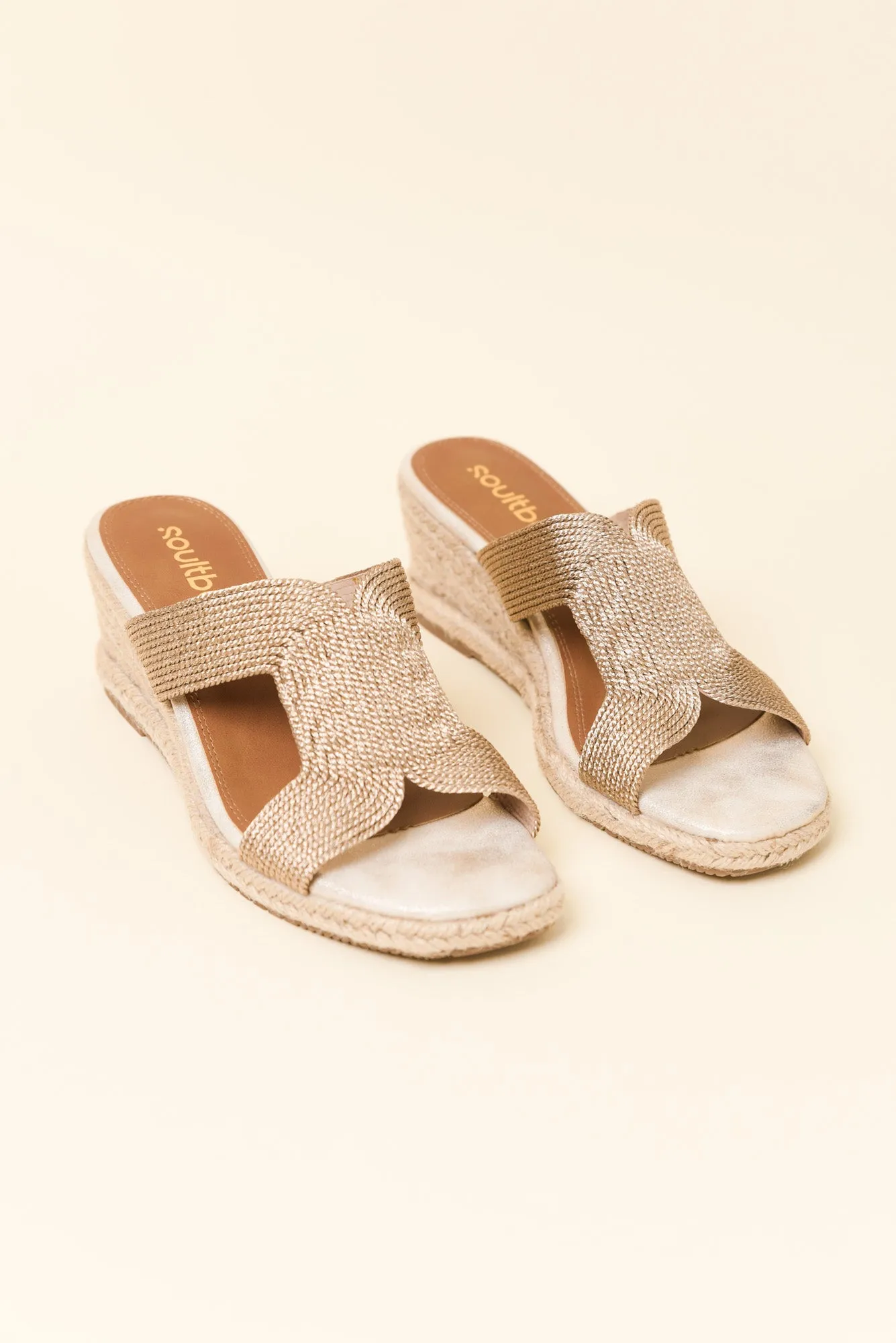 Talent Rose Gold Espadrille Wedge sold by Blue Bungalow product image thumbnail 2